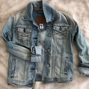 Abercrombie & Fitch Womens Jean Jacket size Small